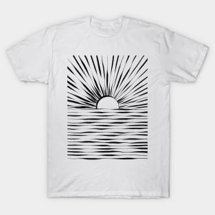 Minimal Sunrise / Sunset T-Shirt